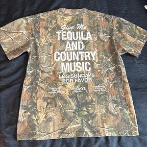 Los Sunday - Tequila and country music camo T-shirt
